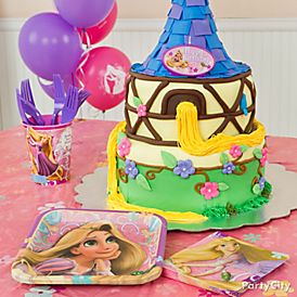 Tangled Birthday Cakes on How To Create The Fondant Cake Featured In Our Girls Birthday Cake