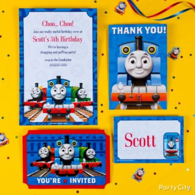Thomas Party Invitation Ideas