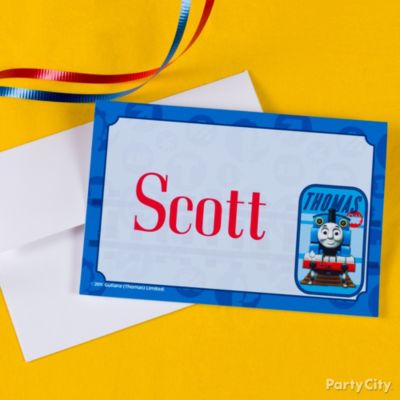 Thomas the Tank Engine Party Ideas: Invitations