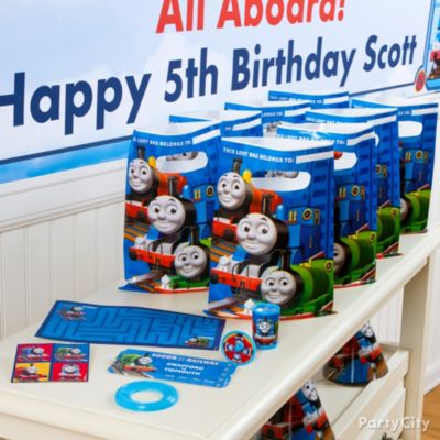 Thomas the Tank Engine Party Ideas: Favors