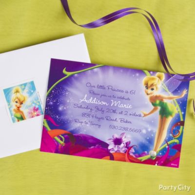 Tinker Bell Party Ideas: Invitations