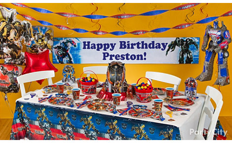 Transformers Birthday Party on Transformers Party Ideas Guide   Party City
