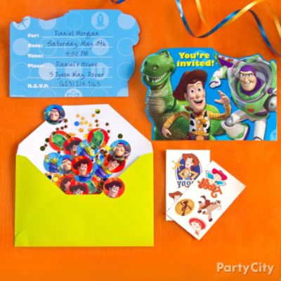 Toy Story Party Ideas: Invitations