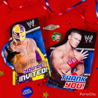 WWE Party Invitation Ideas