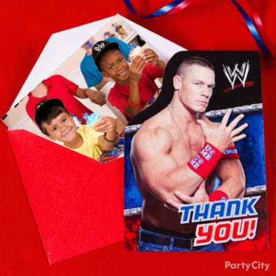WWE Party Ideas: Invitations