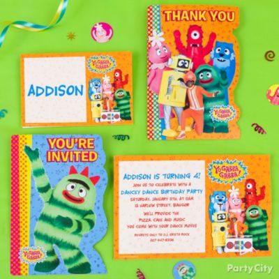 Yo Gabba Gabba Party Invitation Ideas