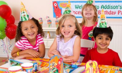 Gabba Gabba Birthday Party Supplies on Girls Birthday Party Ideas   Party City