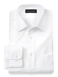 2-Ply Cotton Pinpoint Oxford Windsor Spread Collar Dress Shirt