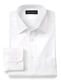 2-Ply Cotton Windsor Spread Collar Dress Shirt