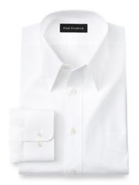 2-Ply Cotton European Straight Collar Dress Shirt