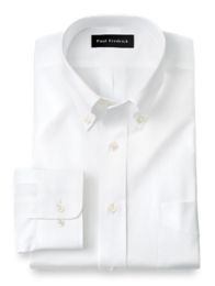 2-Ply Cotton Broadcloth Button Down Collar Dress Shirt