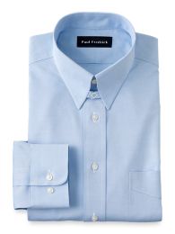 Non-Iron 100% Cotton Pinpoint Oxford Tab Collar Dress Shirt
