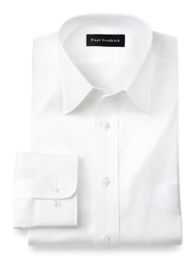 2-Ply Cotton Pinpoint Oxford Varsity Spread Collar Dress Shirt