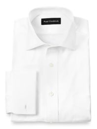 2-Ply Cotton Cutaway Collar French Cuff Dress Shirt