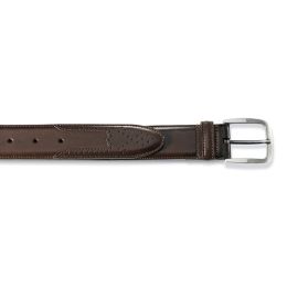 Perforated Detail Italian Calfskin Belt