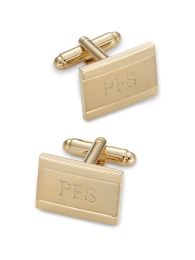 Brushed Metal Engraveable Cufflinks