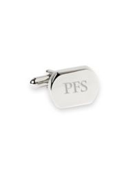 Metal Oval Cushion Engraveable Cufflinks
