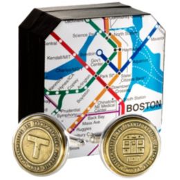Genuine Boston Transit Token Cufflinks