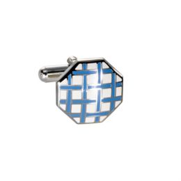 Octagon Basketweave Cufflinks