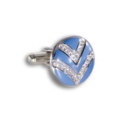 Enamel & Swarovski Crystal Cufflinks