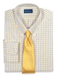  Tattersall Pinpoint Oxford Dress Shirt 