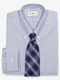  Non-Iron Striped Dress Shirt 