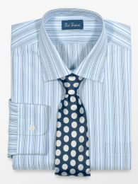 Cotton Dress Shirt Gents Textured Stripe