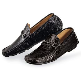 Faux Croc Bit Loafer