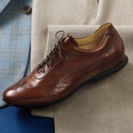 Italian Leather Ventilated Sport Shoe