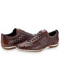 Italian Woven Leather Casual Shoe from Paul Fredrick