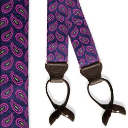 Tossed Paisley Adjustable Braces
