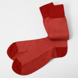 Over-the-Calf Birdseye Socks