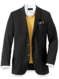 100% Wool Two-Button Travel Blazer