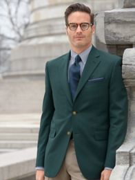 100% Wool Two-Button Travel Blazer