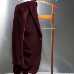 Mini Herringbone Velvet Sportcoat
