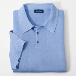 Spun Silk Short Sleeve Polo