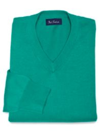 Pima Cotton V-Neck Sweater