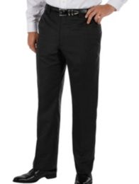 Performance Gabardine Flat Front Trousers