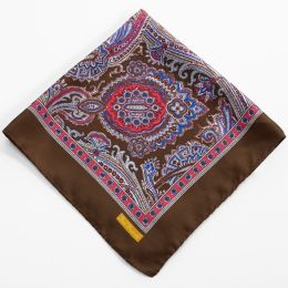 Silk Paisley Pocket Square