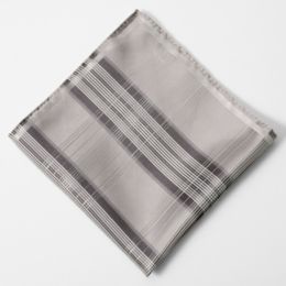 Plaid Silk Pocket Square