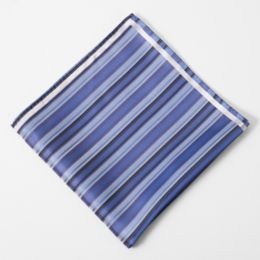 Striped Silk Pocket Square