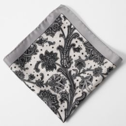 Paisley Silk Pocket Square