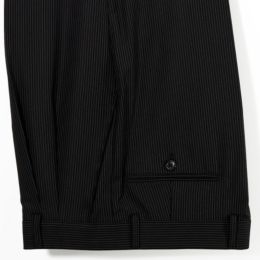 Pleated Wool Suit Trousers