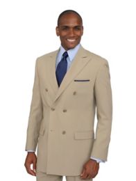 100% Wool Double Breasted Peak Lapel Suit Separate Jacket