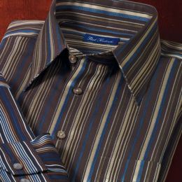 European Style Deep Tone Long Sleeve Sport Shirt