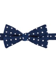 Dots Woven Silk Pre-Tied Bow Tie