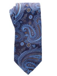 Satin Paisley Silk Tie
