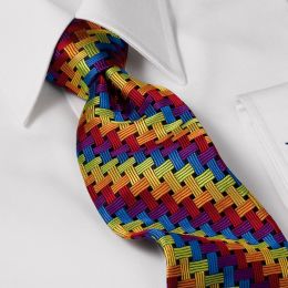 Basketweave Tie
