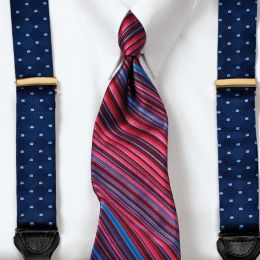 Luxury 7 Fold Multi Stripe Tie