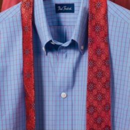 Satin Deco Floral Tie